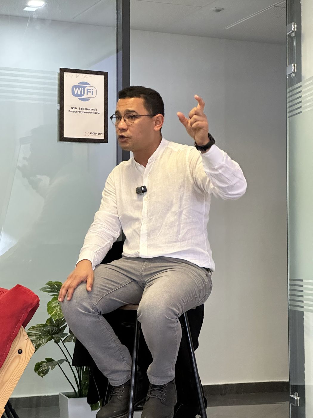 Intervention pendant le workshop Devenir auto-entrepreneur