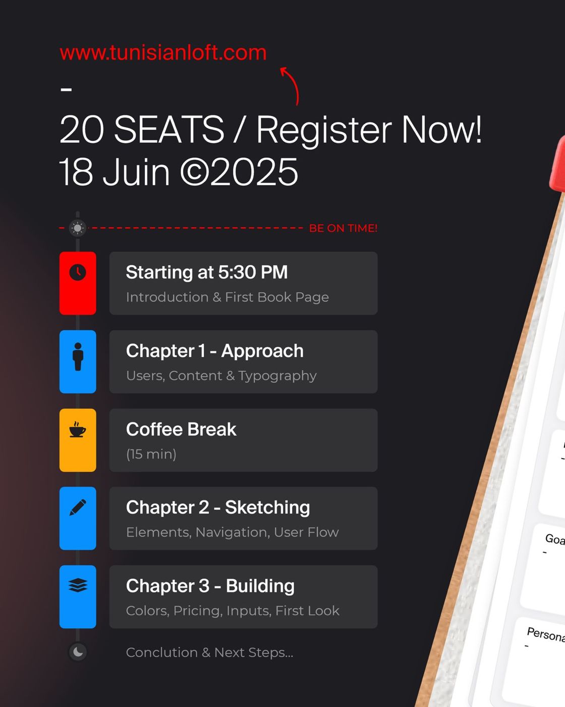 Programme de Building Apps & Websites : approche, esquisse, construction